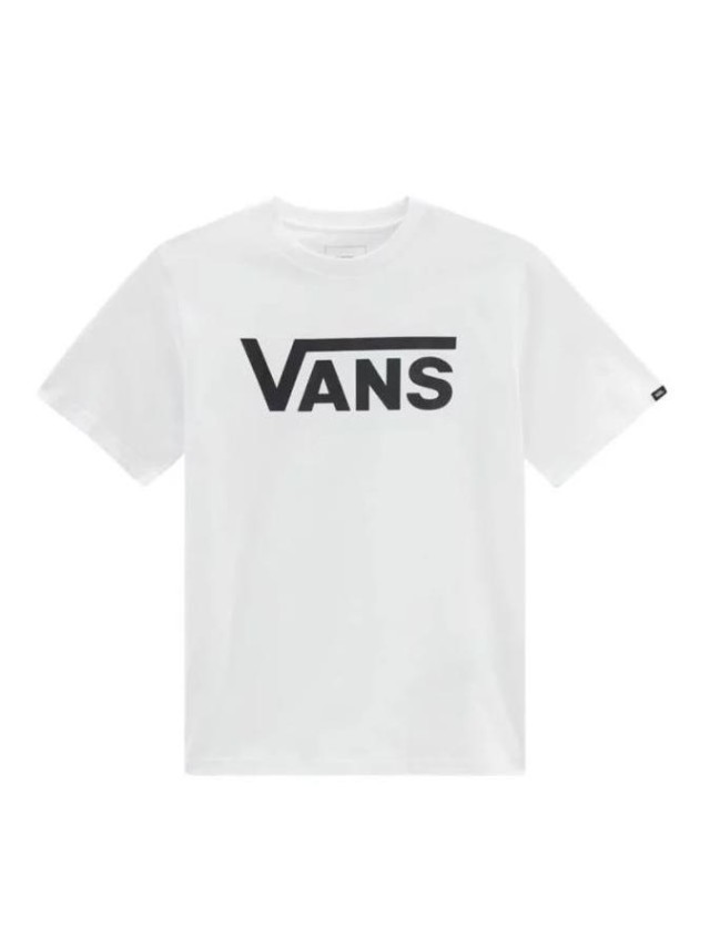 Camisetas niños vans classic blanco...