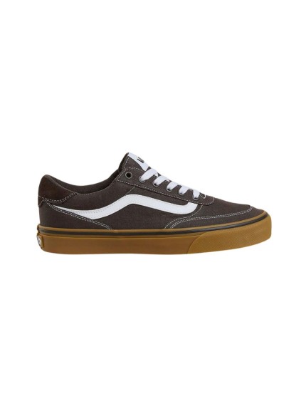 Deportivos casual hombre vans brooklyn ls marron...
