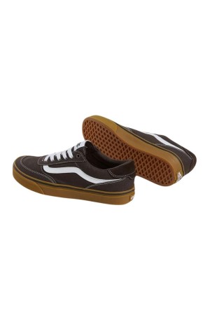 Deportivos casual hombre vans brooklyn ls marron vn000d7qd4c1