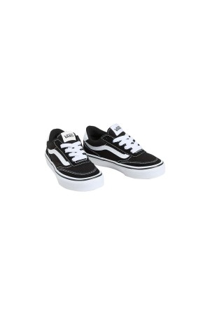 Deportivos casual niños vans brooklyn ls junior negro vn000d82ba21