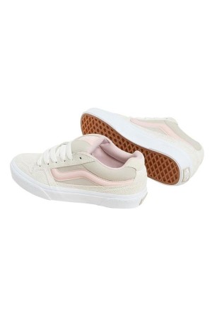 Deportivos casual mujer vans caldrone beige vn0007p9o3n1