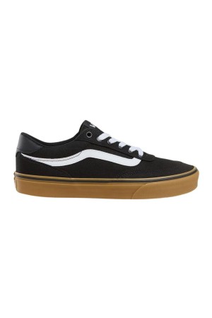 Deportivos casual Hombre Vans Brooklyn ls negro vn000d7qb9m1