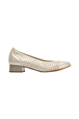 zapatos de salon mujer pitillos oro 10452