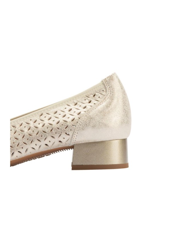 zapatos de salon mujer pitillos oro...