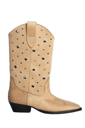Botas camperas Mujer Caña Ancha camel m5001