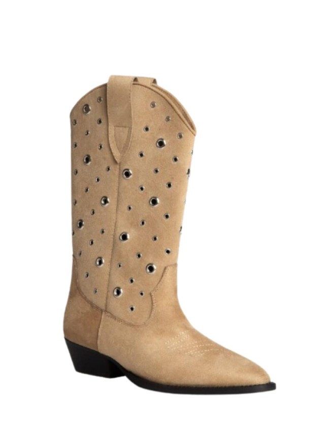 Botas camperas Mujer Caña Ancha camel...