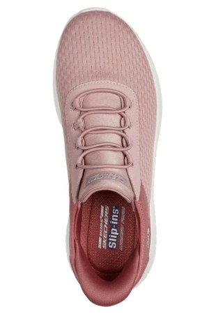 Deportivos Fitness Mujer Skechers Slip ins Bob sport Squad rosa 117504