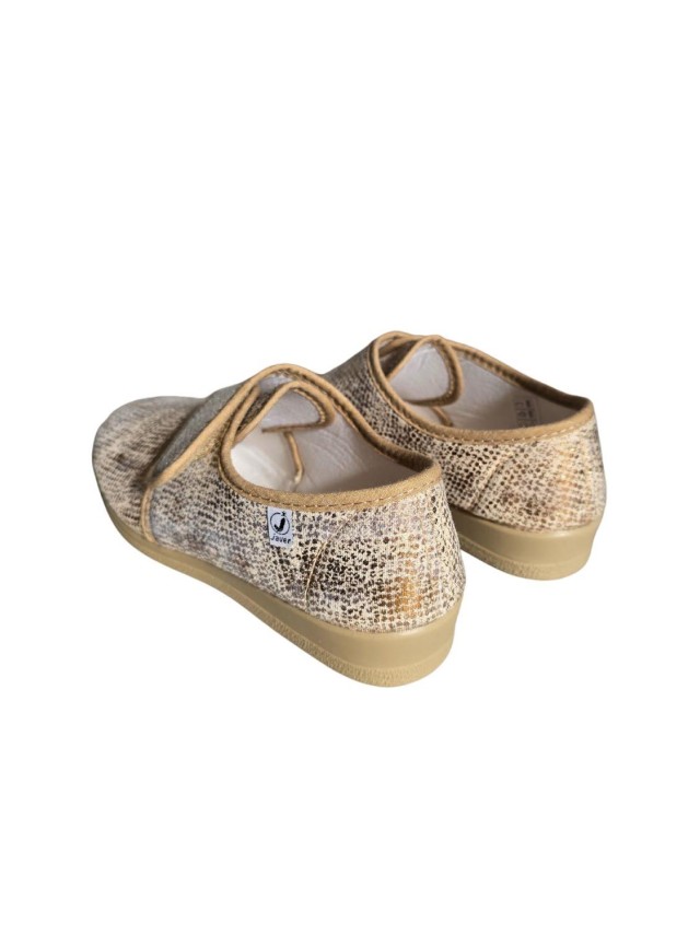 Alpargatas Lona Mujer Fantasia Velcro...