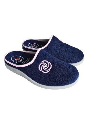 Zapatillas casa abiertas mujer javer flor marino 26-253
