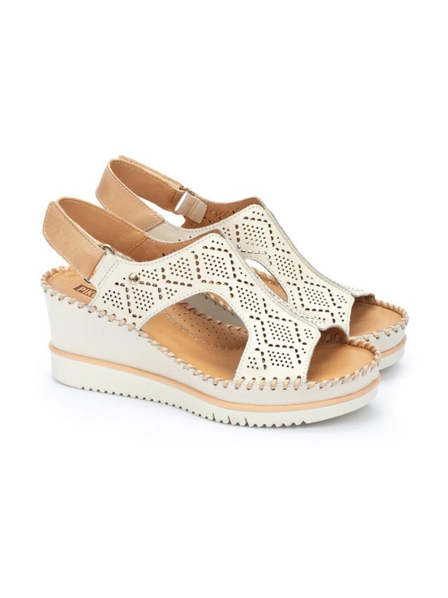 Sandalias cuña mujer pìkolinos...