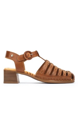 sandalias tacon mujer pikolinos romana brandy w9g-1577
