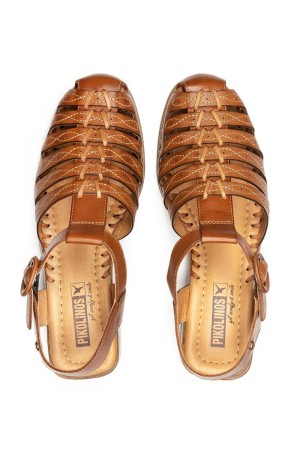 sandalias tacon mujer pikolinos romana brandy w9g-1577
