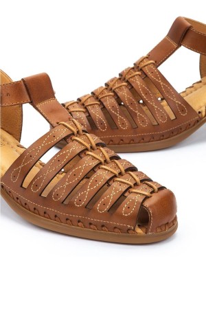 sandalias tacon mujer pikolinos romana brandy w9g-1577