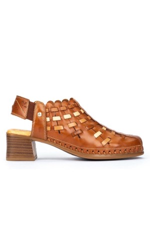 sandalias tacon mujer pikolinos romana brandy w9g-1758c1