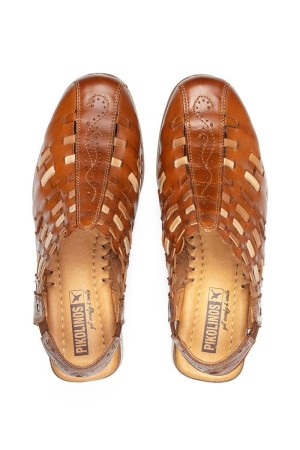 sandalias tacon mujer pikolinos romana brandy w9g-1758c1