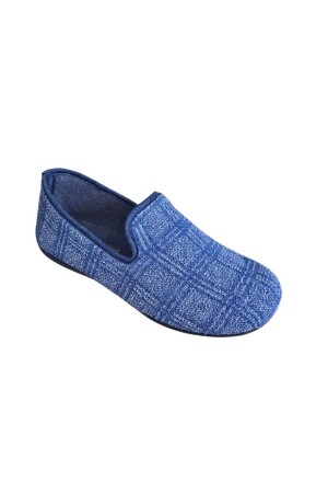 Zapatillas cerradas Hombre Biorelax Cuadros marino 13763