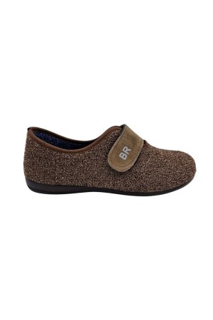 Zapatillas cerradas hombre Biorelax Velcro marron 13918