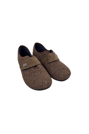 Zapatillas cerradas hombre Biorelax Velcro marron 13918