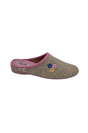 Zapatillas abiertas Mujer Cosdam Flores malva 526
