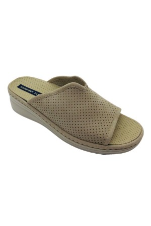 zapatillas cuña pinturines beige 4028