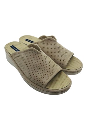zapatillas cuña pinturines beige 4028