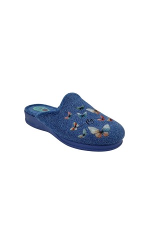 Zapatillas Abiertas Mujer Calzados Natalia Mariposas azul claro 8014