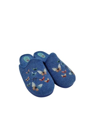 Zapatillas Abiertas Mujer Calzados Natalia Mariposas azul claro 8014
