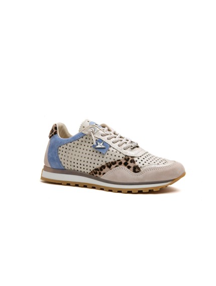 deportivos casual Mujer cetti ivory taupe c-848m