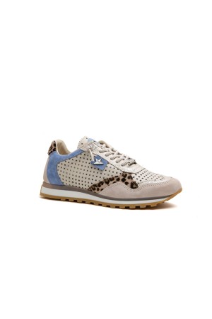 deportivos casual Mujer cetti ivory taupe c-848m