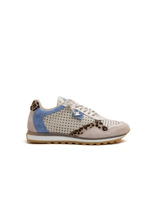 deportivos casual Mujer cetti ivory taupe c-848m