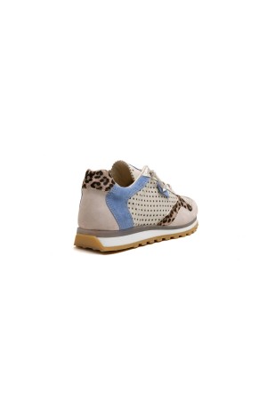 deportivos casual Mujer cetti ivory taupe c-848m