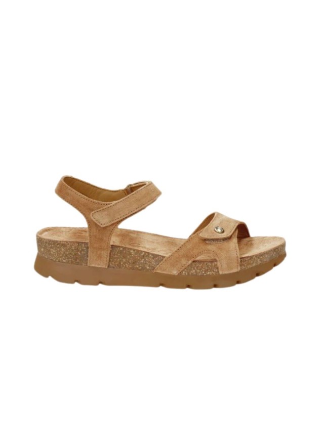 sandalias cuña panama jack cuero...