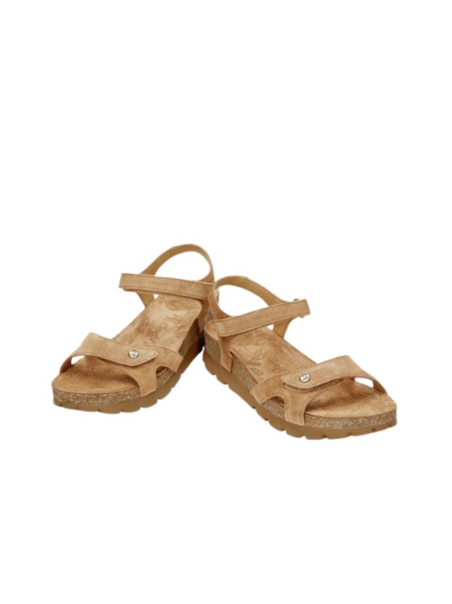 sandalias cuña panama jack cuero...
