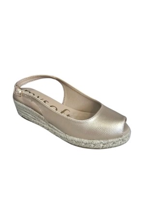 Alpargatas esparto Mujer My Soft 25m100 PLATINO