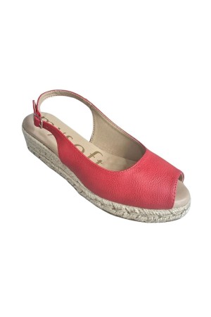 Alpargatas esparto Mujer My Soft 25m100 ROJO