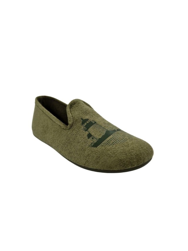 zapatillas cerradas cosdam kaki 17571