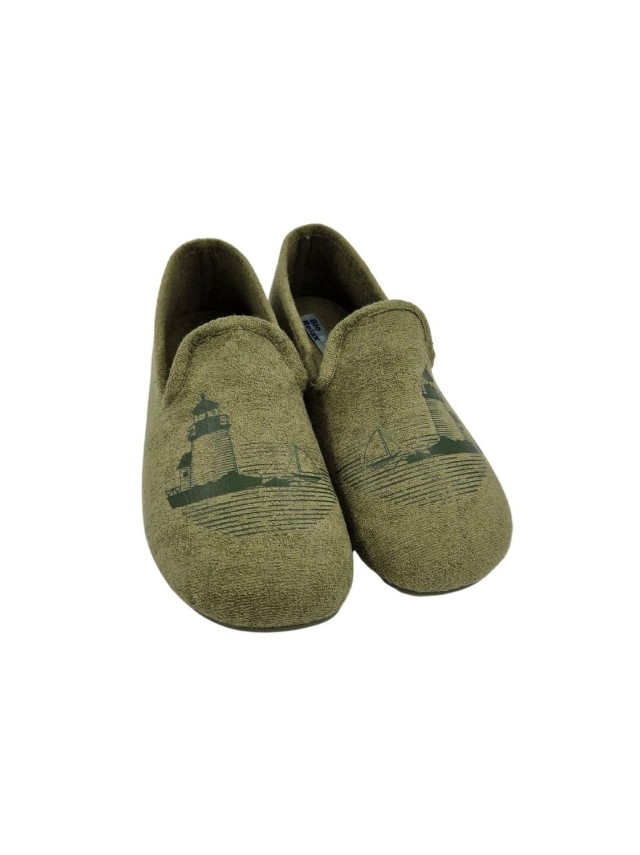 zapatillas cerradas cosdam kaki 17571