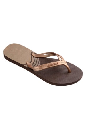 chanclas mujer havaianas elegance print marron 4148804