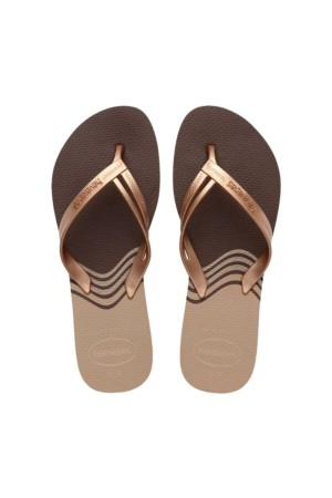 chanclas mujer havaianas elegance print marron 4148804