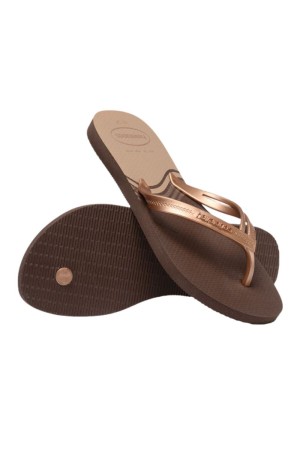 chanclas mujer havaianas elegance print marron 4148804
