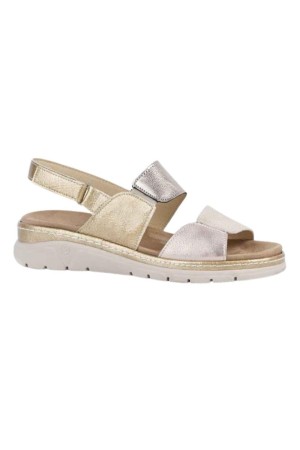 sandalias cuña leyland sunglow plata 3360