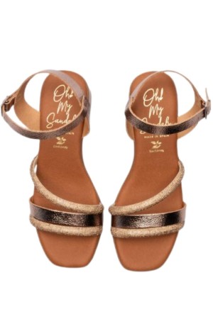sandalias tacón sandals varios 5614