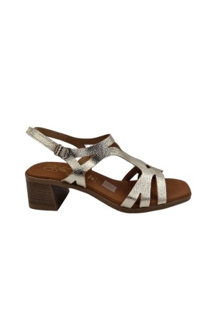 sandalias tacón my sandals champan 5615