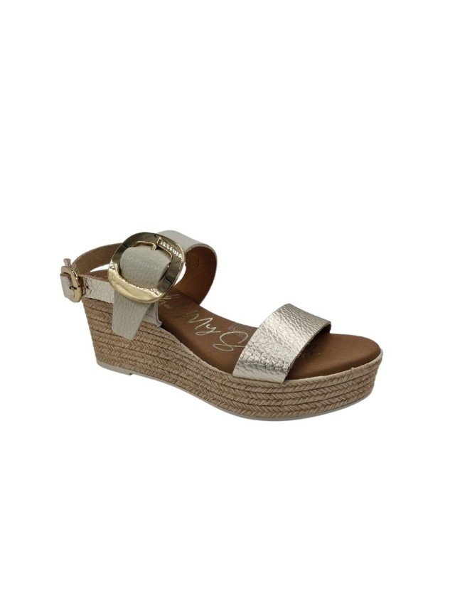 sandalias cuña my sandals hielo 5723