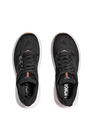 deportivos running hoka clifton 9 negro-rosa 1162031brg