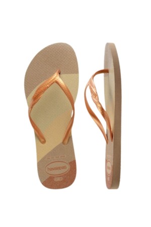chanclas havaianas fantasia rosa-oro 4145643