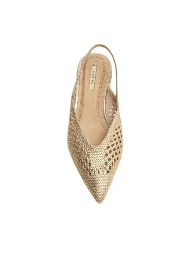 sandalias planas corina oro m5261