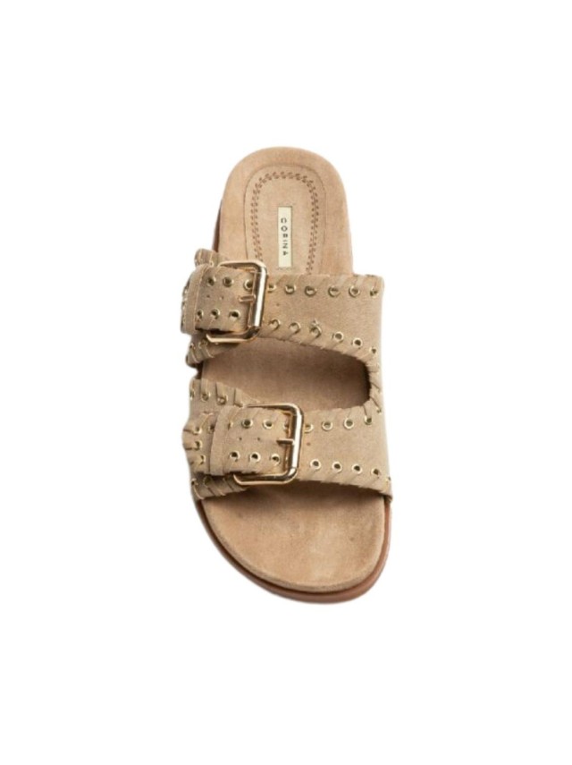 sandalias planas corina m5455 CAMEL