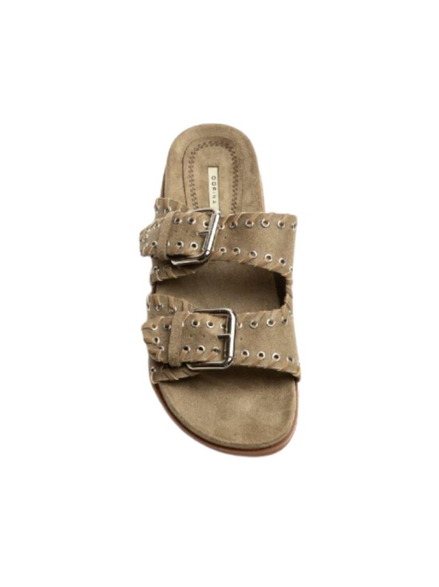 sandalias planas corina m5455 VERDE