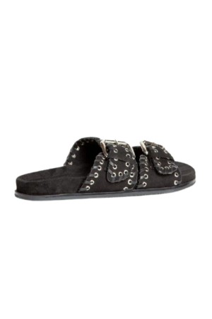 sandalias planas corina m5455 NEGRO